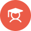 This is a icon of secondary school of Funful Group of Schools, represents that the school highly values education for every child.